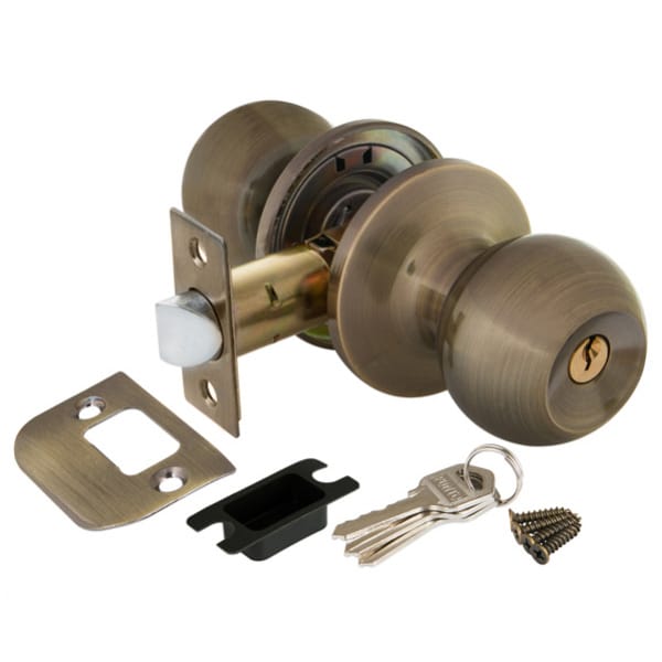 Ручка защелка DK682 AB-ET 6082 АВ-E (кл/фик.) бронза, артикул 44419