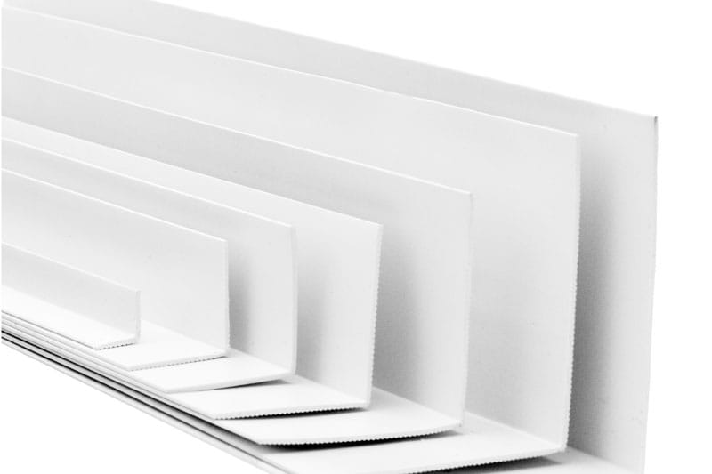 Угол ПВХ 25x25 (2,7м) Белый, артикул У25 001/БЕЛ