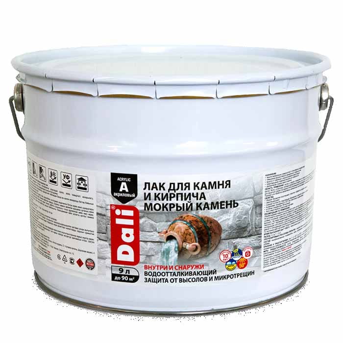 Лак д/камня и кирпича Мокрый камень 0,75л Рогнеда Москва, артикул УТ000092744