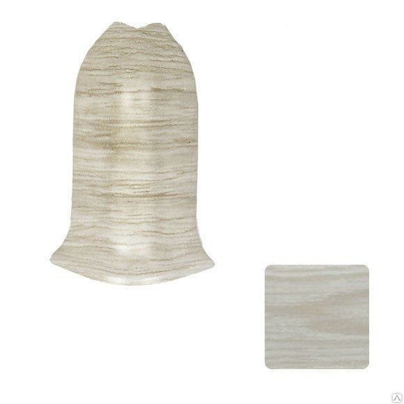 001 Угол для плинтуса  56  Дуб Арктика Наружный Salag ( 2шт /упак ) Salag, артикул УТ000075724