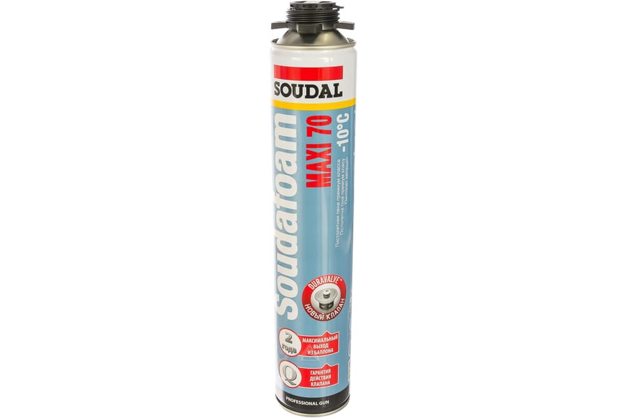 Пена монтажная Проф."SOUDAL" MAXI 70 830мл (12), артикул 16359