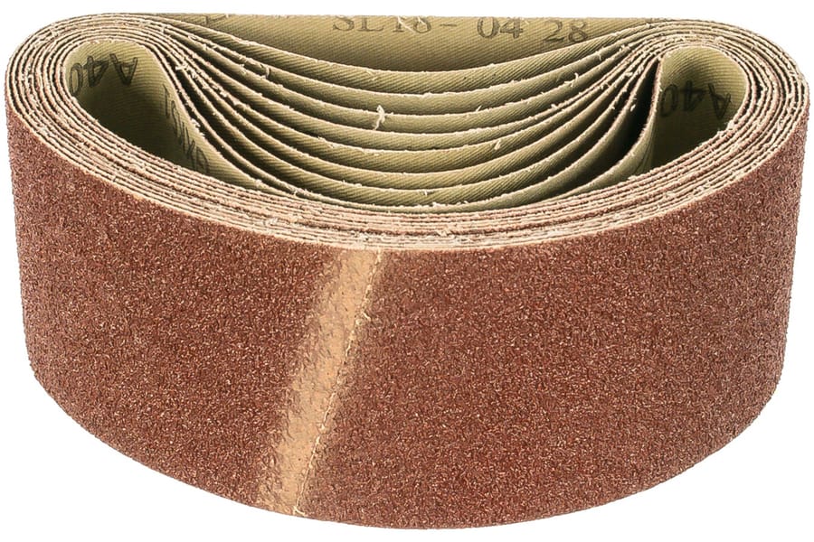 Шлифлента, 75*457, зерно 040, 10шт., увеличенный ресурс, Sturm, артикул 9010-B75*457-040