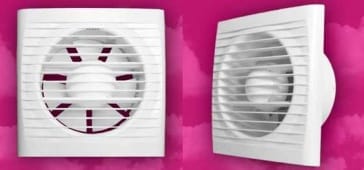 Вентилятор D100 вытяжной с антимоскитной сеткой ERA 4S, артикул ERA 4S