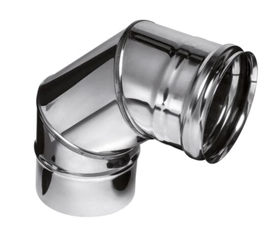 Колено угол 90 Ф100 (430/0,5мм) (4шт), артикул 28377