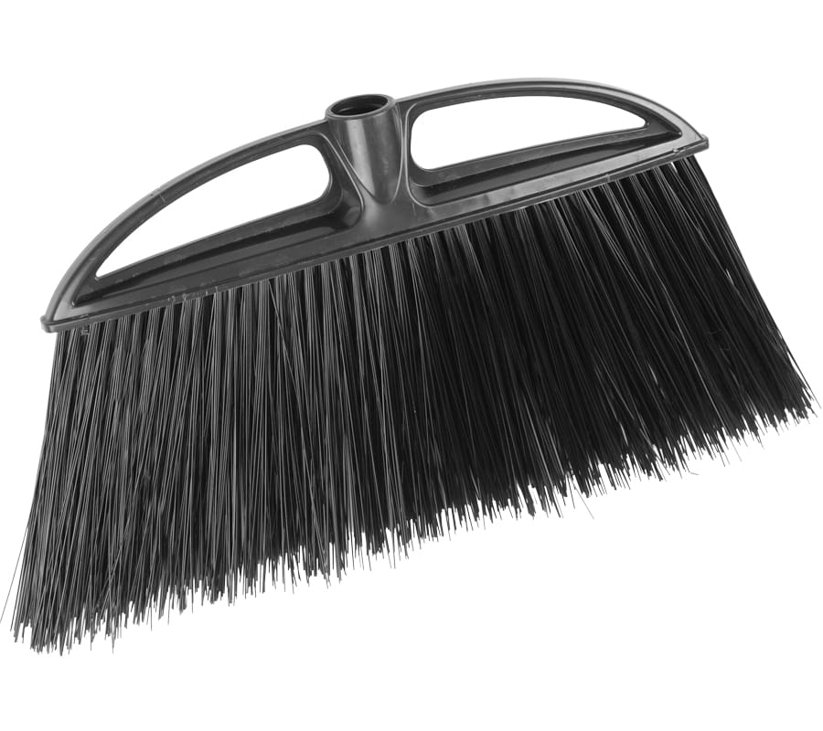 Щетка-метла Grinda уличная, плоская, удлиненная щетина, пластиковая колодка, артикул 39256