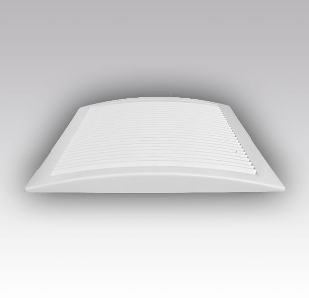 Решётка цилиндрическая вентиляционная вытяжная с сеткой без рамки 150х150 (белая), артикул 1515РЦ