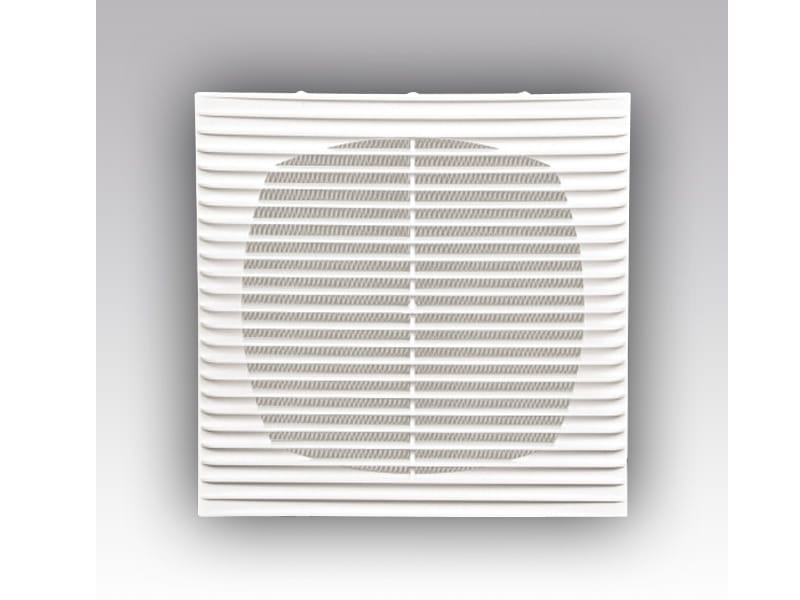 Решётка цилиндрическая вентиляционная вытяжная с сеткой без рамки 180х250 (белая), артикул 1825РЦ
