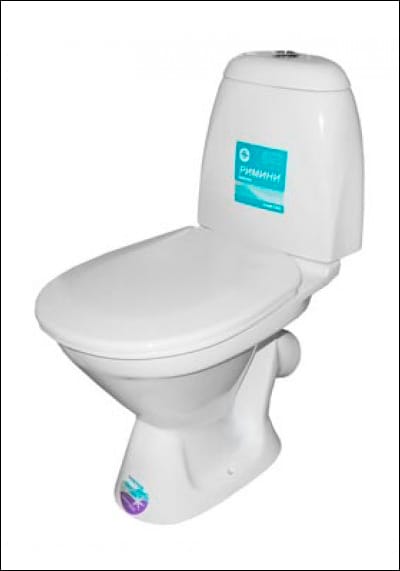 Унитаз-компакт "Римини 2РА" дюроп.сид. (кос.вып. нижн. подв). Сантэк, артикул УТ000041237