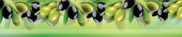 Фартук для кухни АБС Оливки и маслины  (3000*600*1,5мм) матовая, артикул УТ000093465