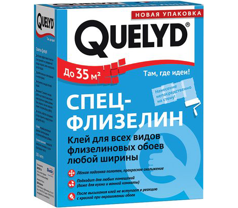 Клей для обоев QUELYD Спец-флизелин  0,3кг, артикул 30080941