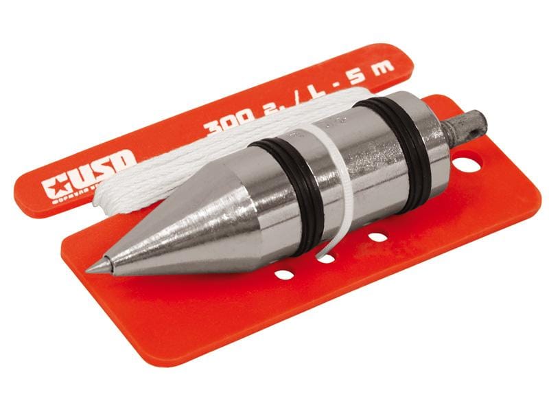 Отвес строительный со шнуром, 500 г "USP"с безопасным наконечником, артикул 04515*