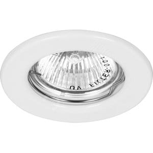 Светильник точечный ИВО-50w 12в G5.3 Белый, артикул УТ000089707