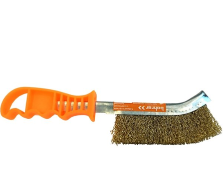 Корщетка Bohrer для зачистки (полипропиленовая проволока толщ. 0,5 мм, пластиковая ручка) (120/12/1), артикул УТ000089316