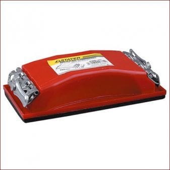 Брусок для шлифования, пластмассовый, 165х85мм STAYER, артикул 3566-165