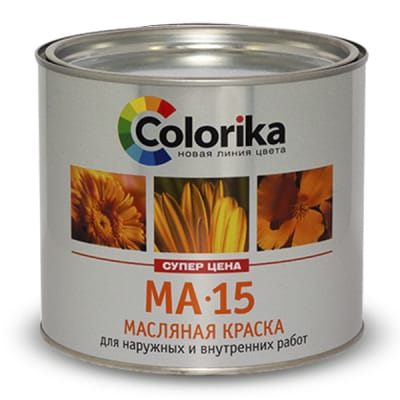 Эмаль МА-15 сурик "Colorika" 2,1кг, артикул УТ000087336