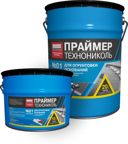 Праймер битумный ТЕХНОНИКОЛЬ №01 (20 л/16 кг) (36 шт.), артикул 352606