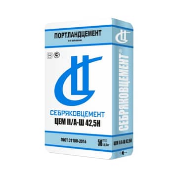 Цемент Себряковцемент (М-500 Д-0) ЦЕМ I 42.5Н ТУ (50 кг) (40)