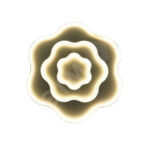 Светильник настенно-потолочный LED ДБО-84w Цветок  регул.цвет.темп.3000-6500К, артикул УТ000091966