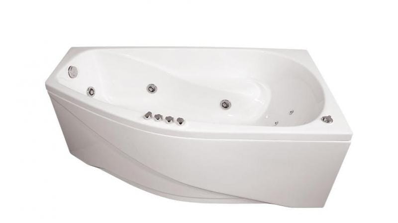 Ванна акриловая Triton "Скарлет" угл левая 1670х960 (в компл.карк,  экран, слив (полуавтомат), артикул УТ000068985