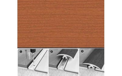 Порог 42мм 0,9м "Идеал" Дуб беленый 203, артикул 00-00001195