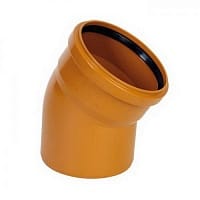 Отвод наружный (рыжый) 110 х 67, артикул 7577