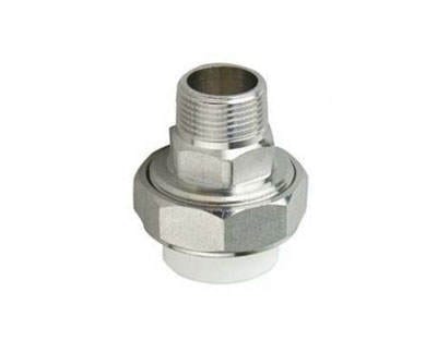 Муфта PPR комб. разъемная наруж 20 х 1/2" серый, артикул УТ000035211