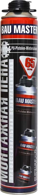 Пена монтажная Проф. Bau Master 65л (1,05кг) (12), артикул 6091