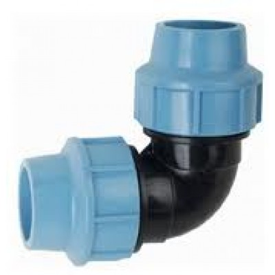 ПЭ Колено зажимное 25 ПЭ, артикул 1260