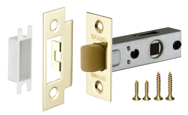 Защелка врезная PLAST P12-45-25-GP золото, артикул 33591