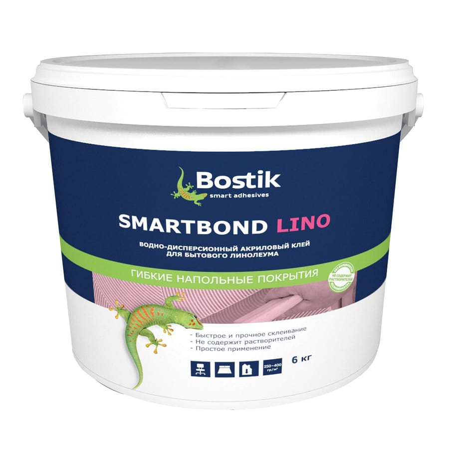 Клей BOSTIK для бытового линолеума SMARTBOND LINO 12кг, артикул 50024469