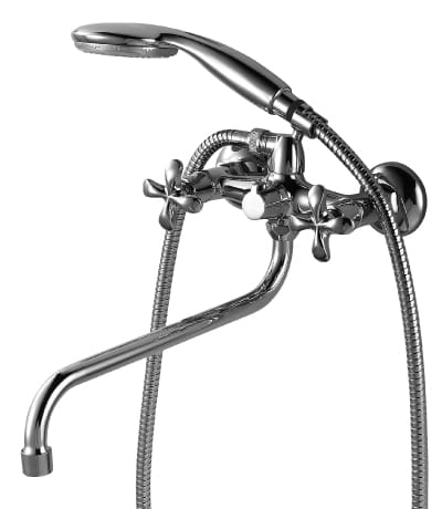 Смеситель универсальный, с круглым изливом 320мм, дивертор с кер. пласт., хром LEMARK 0151C Флора, артикул УТ000094698