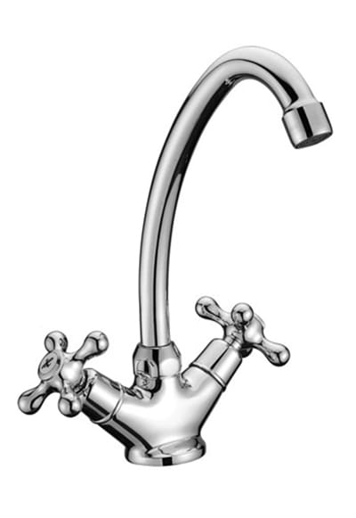 Смеситель для кухни с поворотным изливом 250 мм, хром LEMARK 2104C Стандарт, артикул УТ000094709