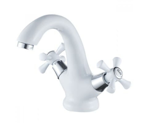 Смеситель MIXXUS OMEGA 161 WHITE д/умывальника гайка, артикул 34912