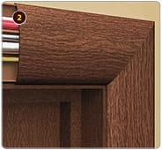 Наличник с кабель-каналом 70мм*2,2м Белый, артикул УТ000023801