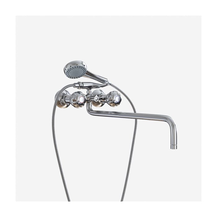 Смеситель для ванны и умывальника 1/2 кер MIXLINE ML02-02, артикул 522139