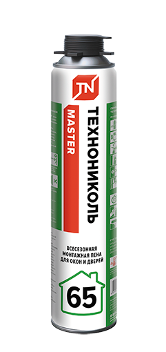 Пена монтажная Проф. ТехноНИКОЛЬ Master 65 всесезонная (12), артикул 625511