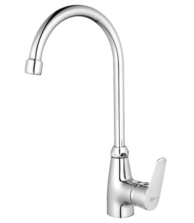 Смеситель для кухни одноручный, с высоким поворотным изливом, хром LEMARK 6555С, артикул УТ000094712