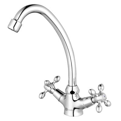 Смеситель для кухни с высоким поворотным изливом, хром LEMARK 7604C Виста, артикул УТ000094713