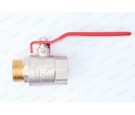 Кран шаровой KOER вн/нар  1" ручка, артикул УТ000075168