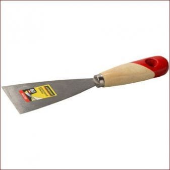 Шпательная лопатка с деревянной ручкой  50мм STAYER "MASTER", артикул 1001-050