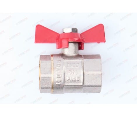 Кран шаровый ТСМ 3/4" ВВ бабочка, артикул 14919