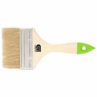 Кисть плоская 100мм натуральная светлая.щетина, пластиковая ручка " USP", артикул 01048*