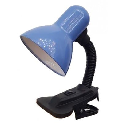 Светильник настольный на прищепке GTL-003 60W синий General, артикул УТ000080850