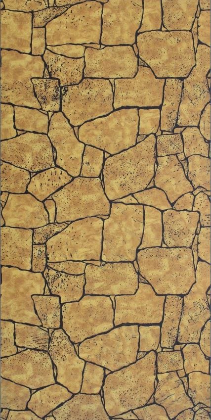 Панель МДФ с тиснением 2440*1220*6мм 2,9768м2/шт Камень янтарь, артикул УТ000037234