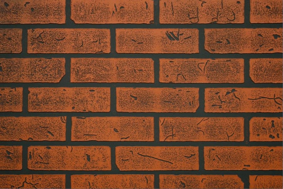 Панель МДФ с тиснением 2440*1220*6мм 2,9768м2/шт Кирпич красно-коричневый, артикул УТ000037237