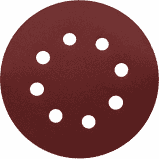 Круг MosTek с отверствиями Р180 самозацепляемый 125 мм 10шт, артикул 3412518