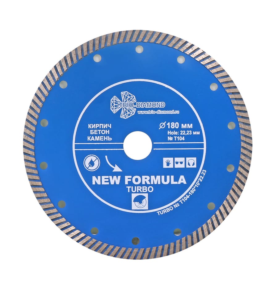 Диск алмазный 180х22,3 мм СЕГМЕНТ TRIO-DIAMOND, артикул 15854