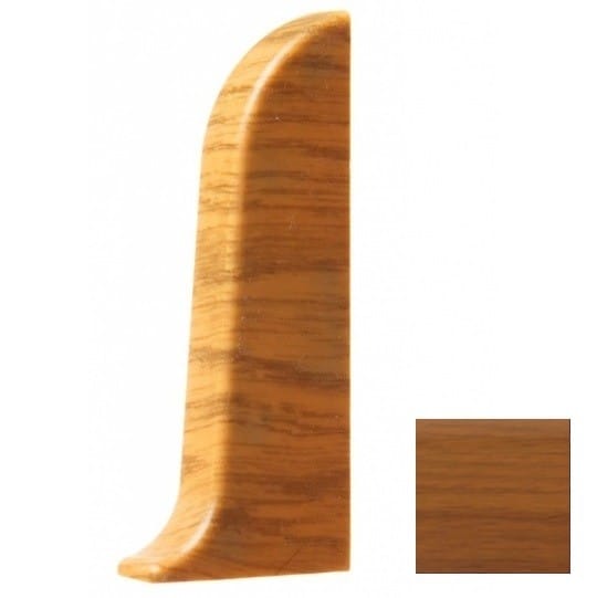 Заглушка д/плинтуса  Дуб коньячный  правая, артикул УТ000062099