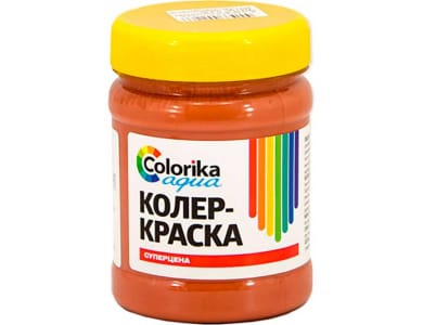Колер-краска Colorika Aqua красно-коричневая  0,3кг, артикул УТ000062223