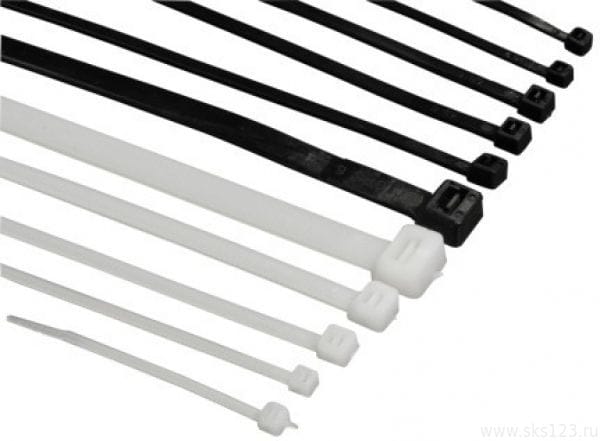 Хомуты белые 3,6х250(100шт), артикул УТ000019253